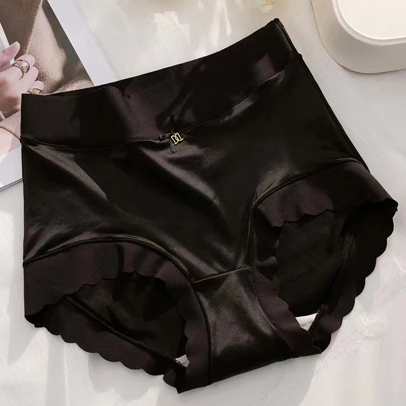 Women's Soft Comfortable Cotton/Silk Briefs High Waist