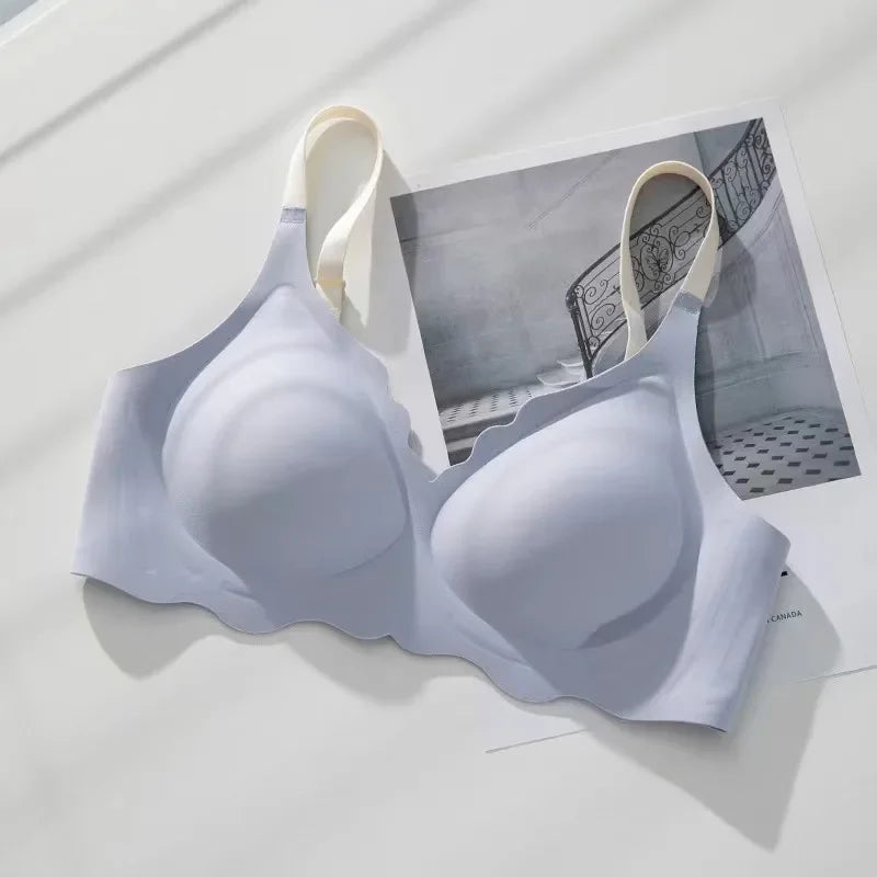 Women's Bra No Wire Pure Comfort Upper Support Sling Adjustable Back