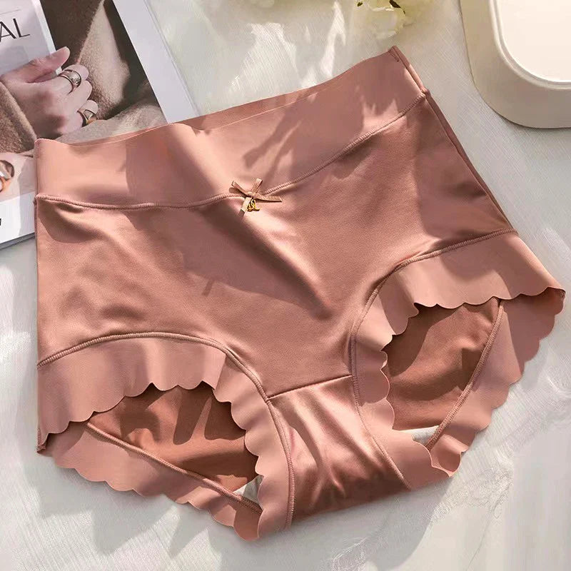 Women's Soft Comfortable Cotton/Silk Briefs High Waist