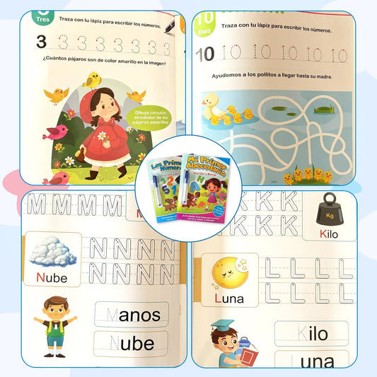 Spanish Magic Book Practice For Kids Learning French Reusable Notebook