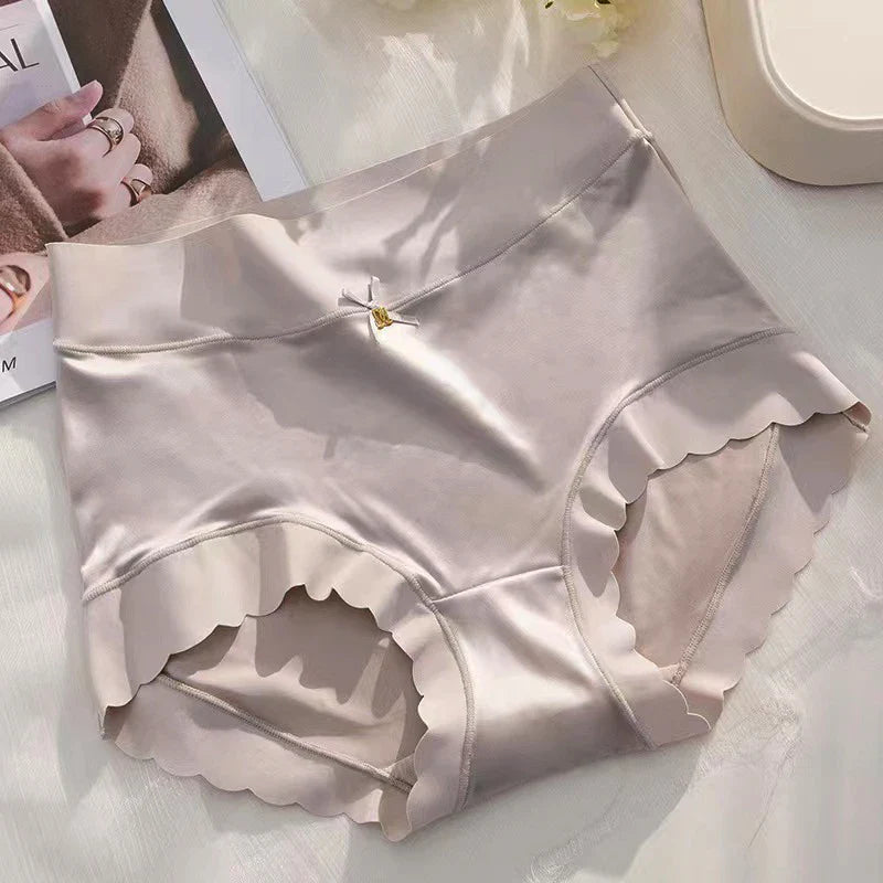 Women's Soft Comfortable Cotton/Silk Briefs High Waist