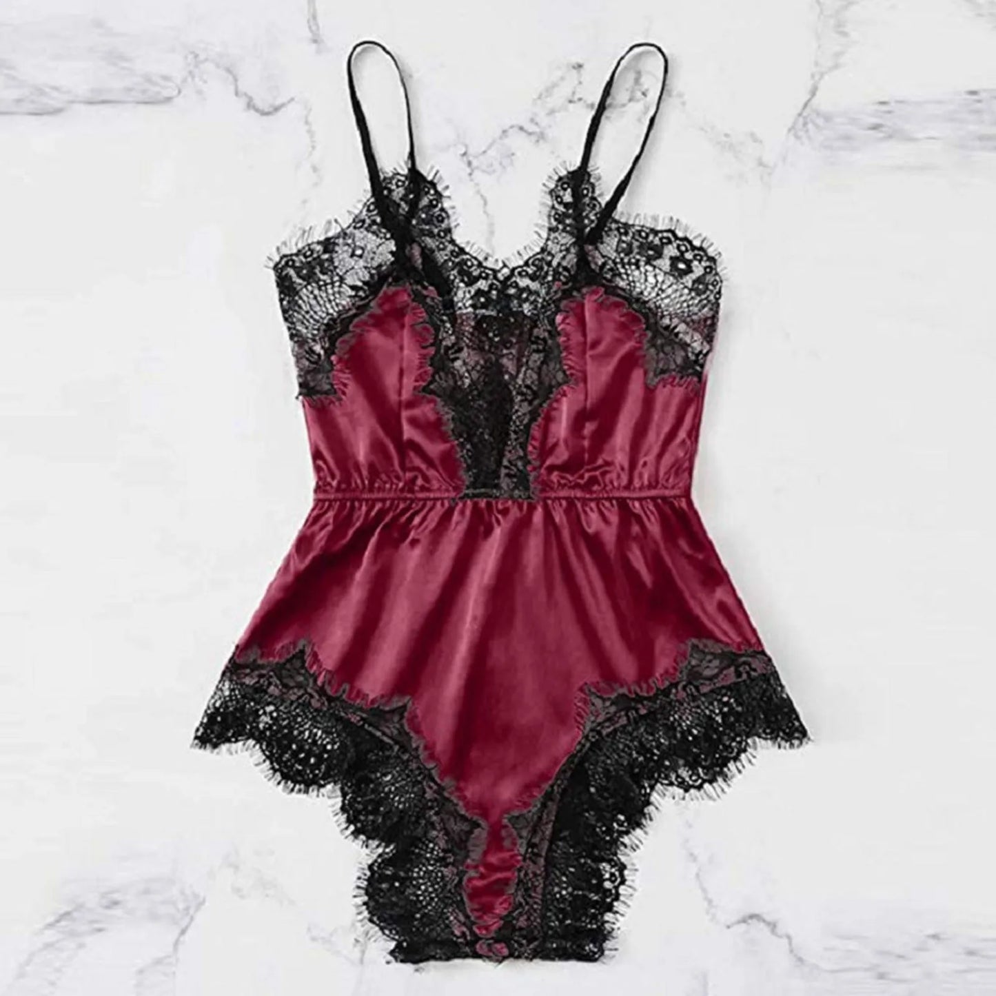 Women Sexy Lace Lingerie Bodysuit Nightwear