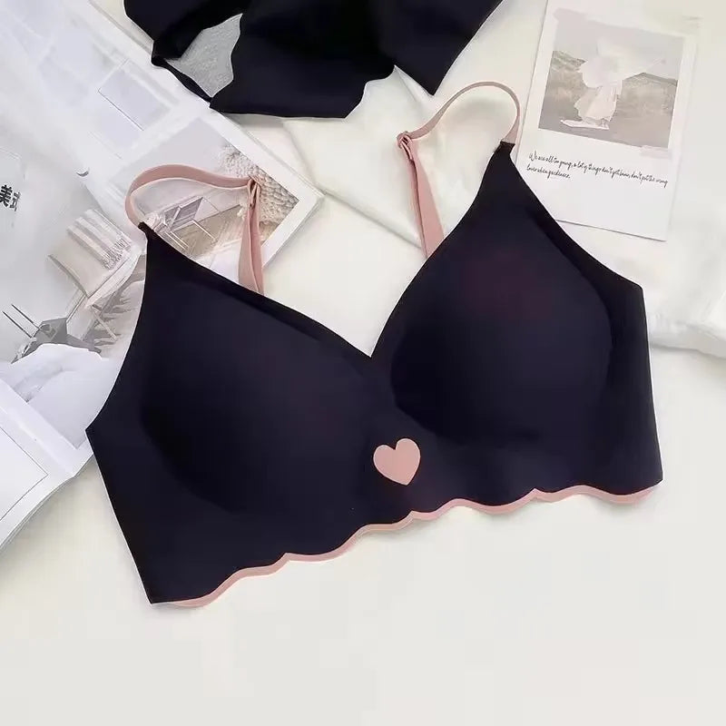 Women's Bra No Wire Pure Comfort Upper Support Sling Adjustable Back