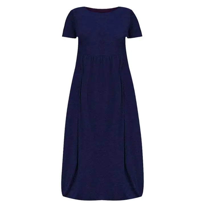 Summer Long Casual Dres Women High Waist Street Sle H Version Cotton Linen Skirt Big Size Fem Faionable Gown