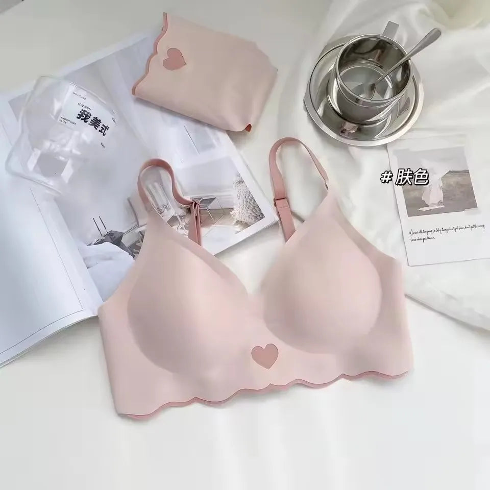 Women's Bra No Wire Pure Comfort Upper Support Sling Adjustable Back