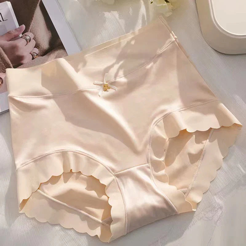 Women's Soft Comfortable Cotton/Silk Briefs High Waist