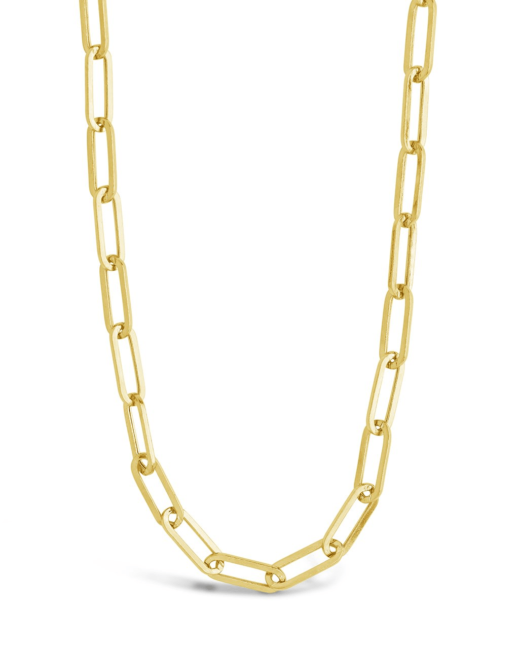 Sterling Silver Paperclip Chain Necklace