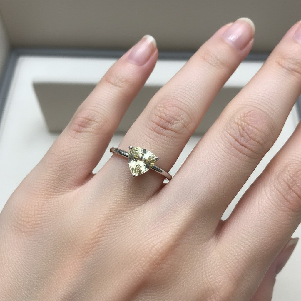 Infinity Ring<br>Trilliant Cut • Small 7mm