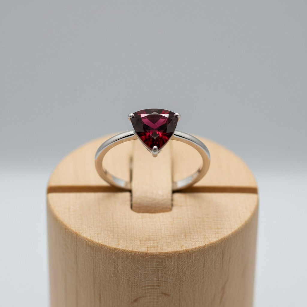 Infinity Ring<br>Trilliant Cut • Small 7mm