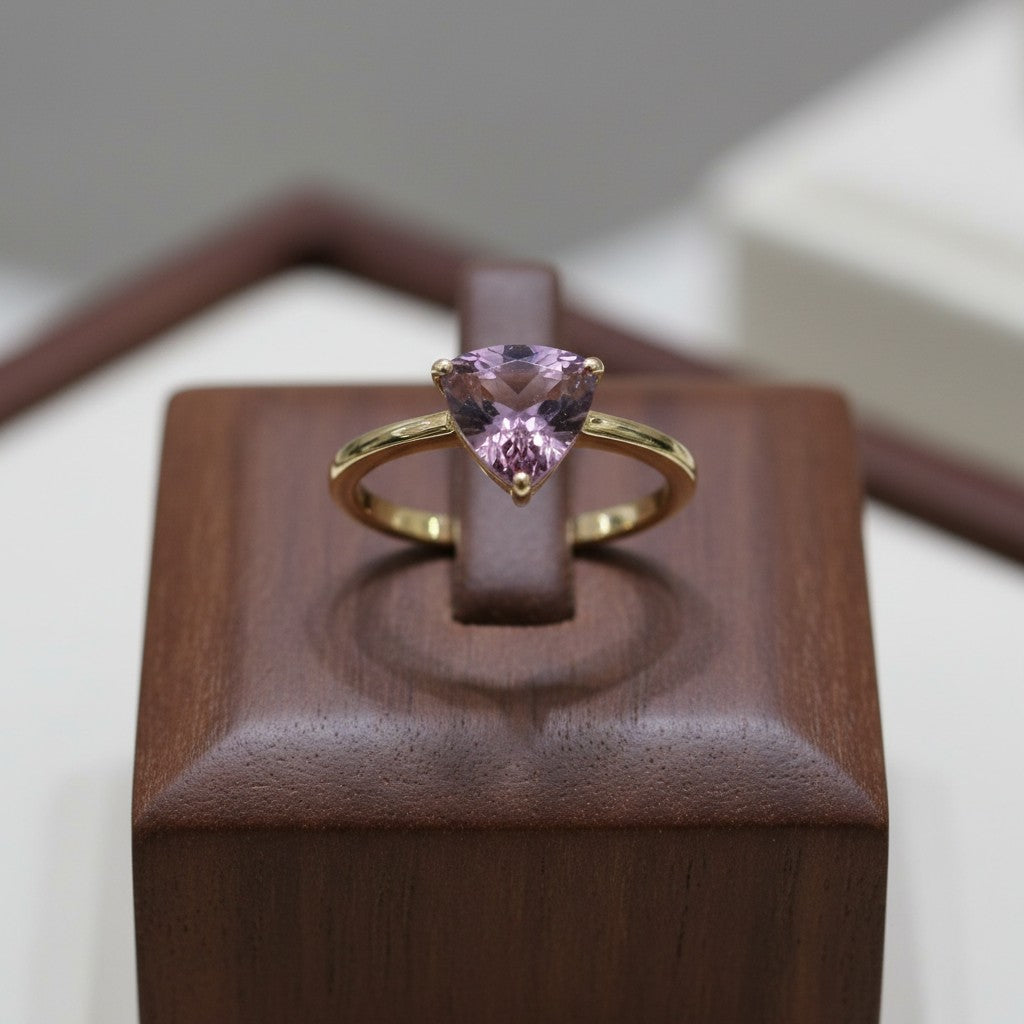 Infinity Ring<br>Trilliant Cut • Small 7mm