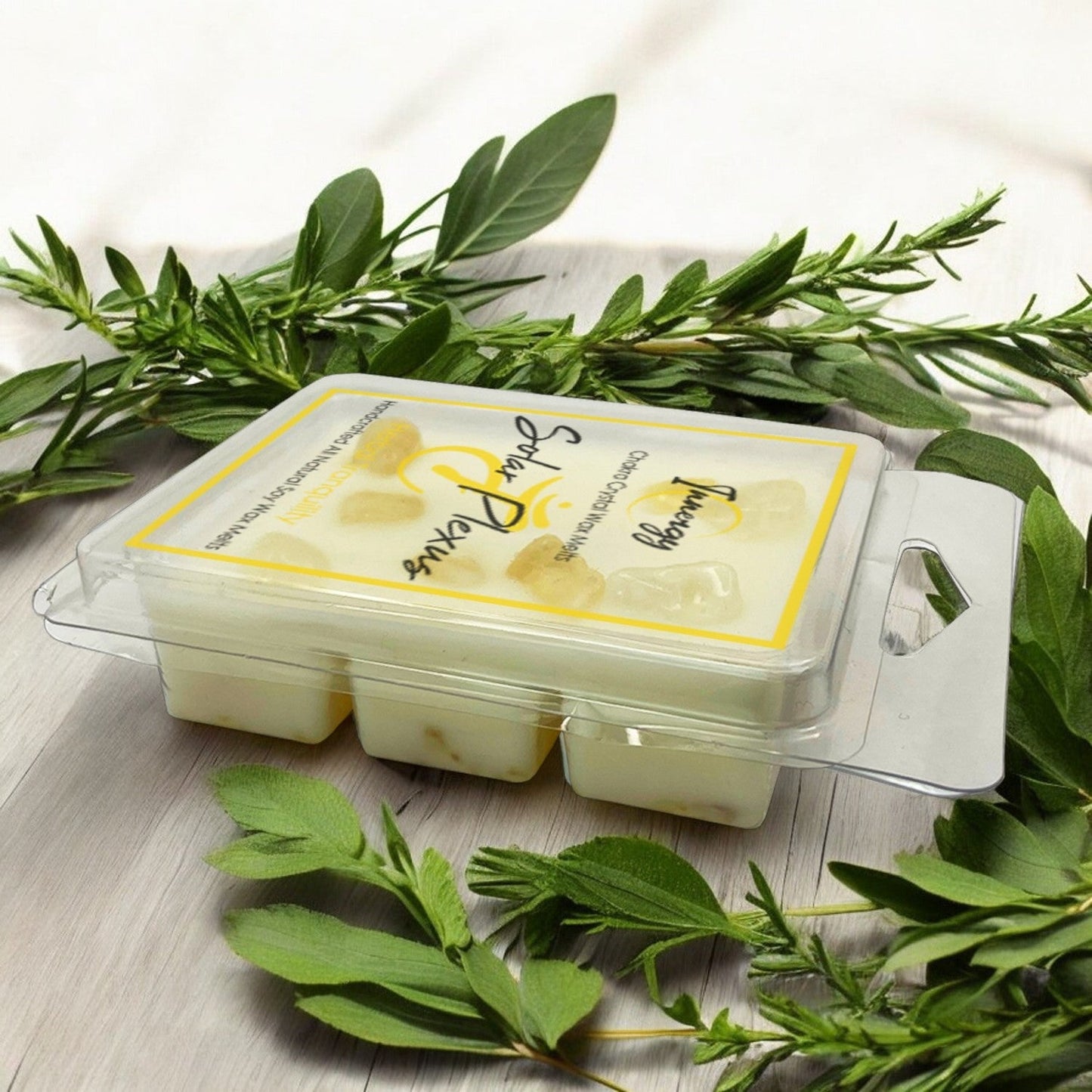 Solar Plexus Chakra Crystal-Enhanced Premium Coconut-Soy Wax Melts