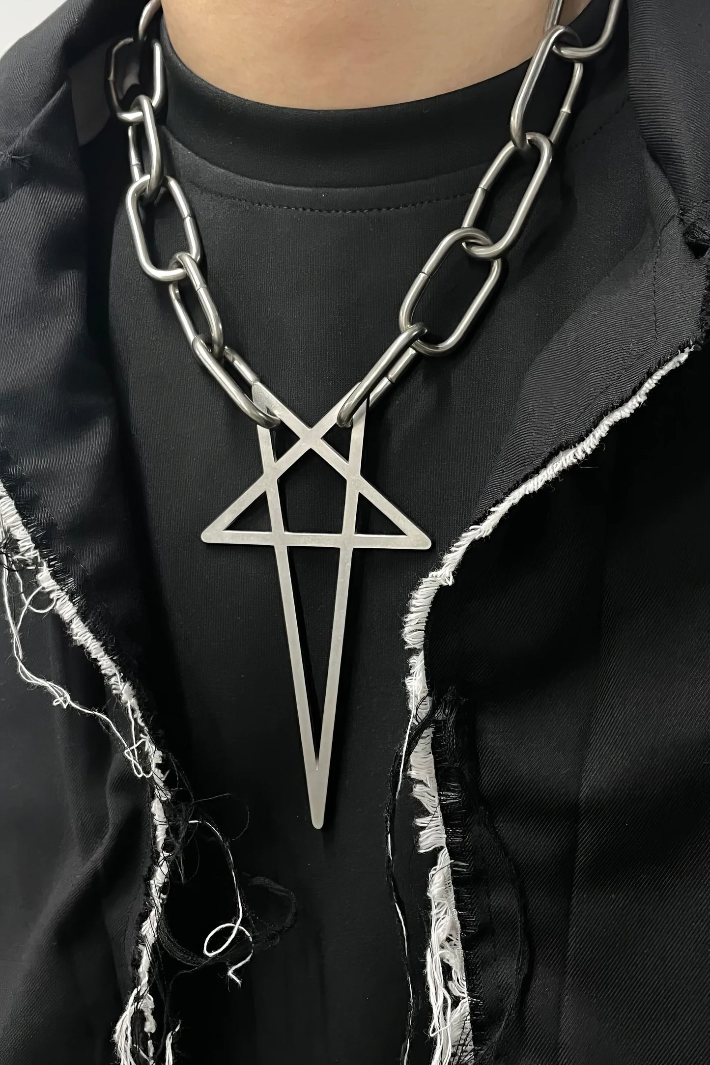 Metal Street Style Necklace Set