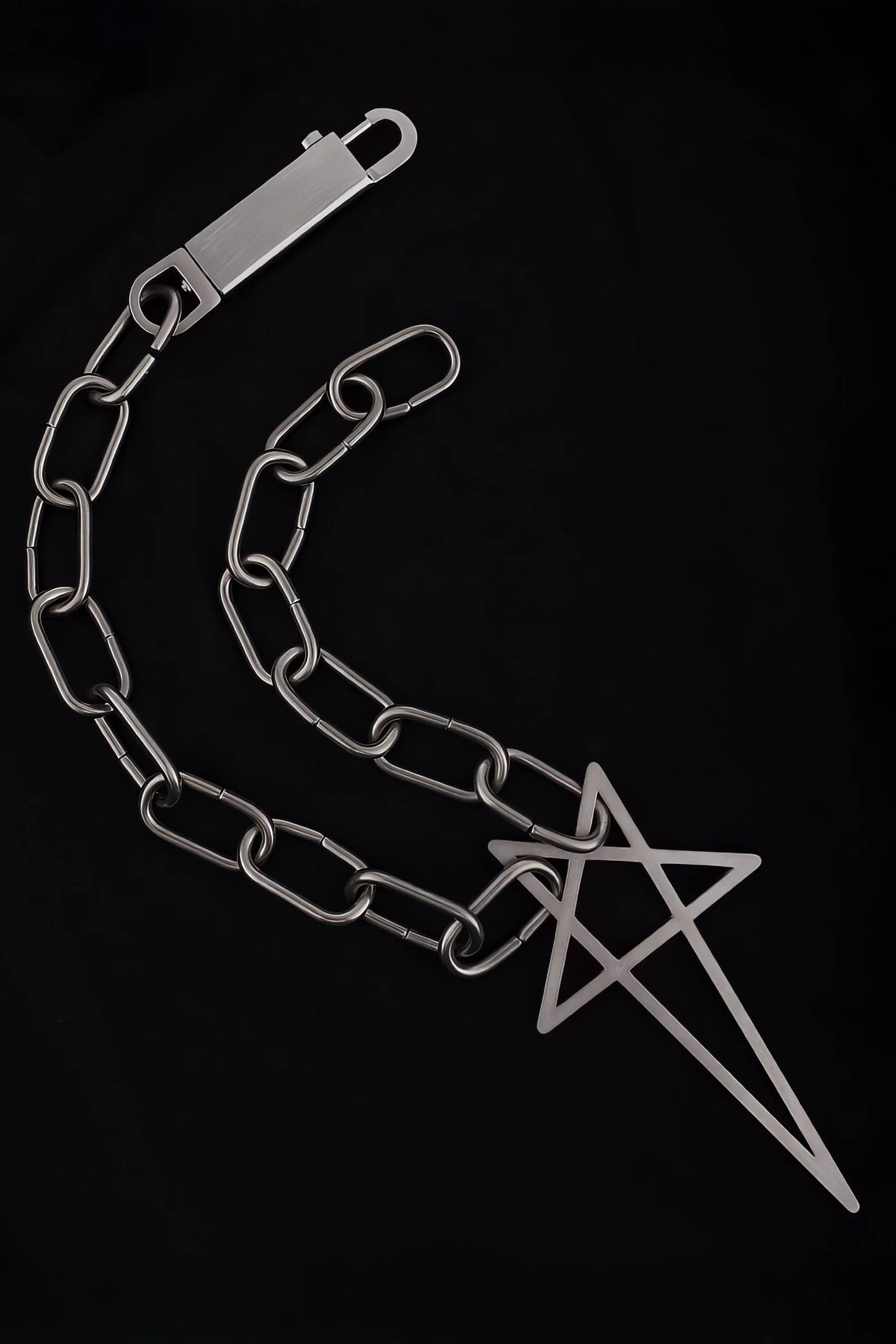 Metal Street Style Necklace Set