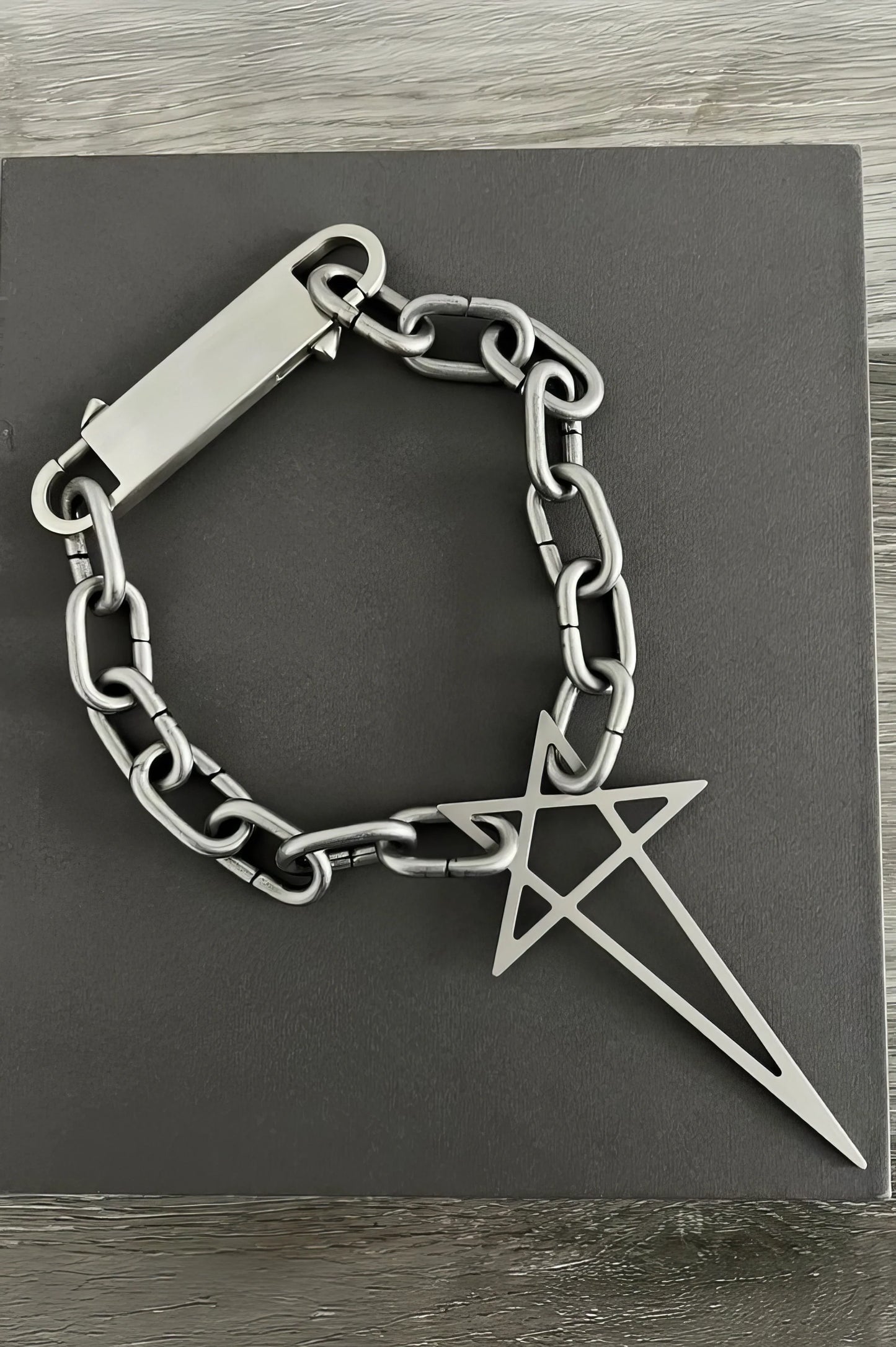 Metal Street Style Necklace Set
