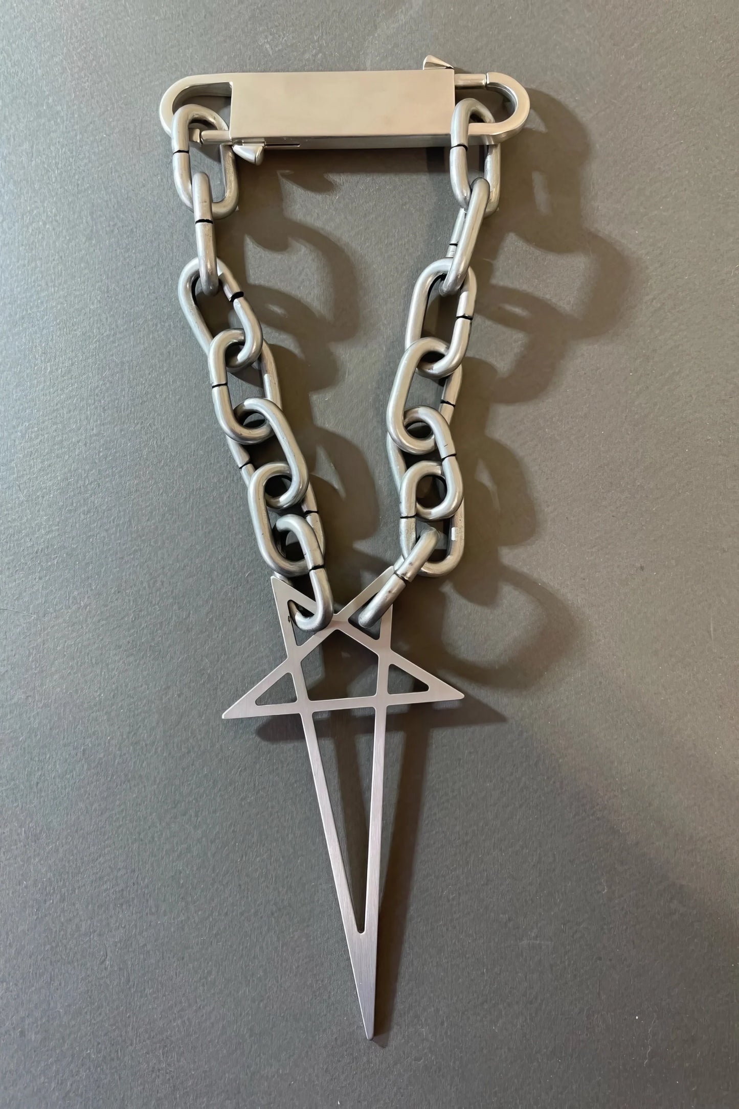 Metal Street Style Necklace Set