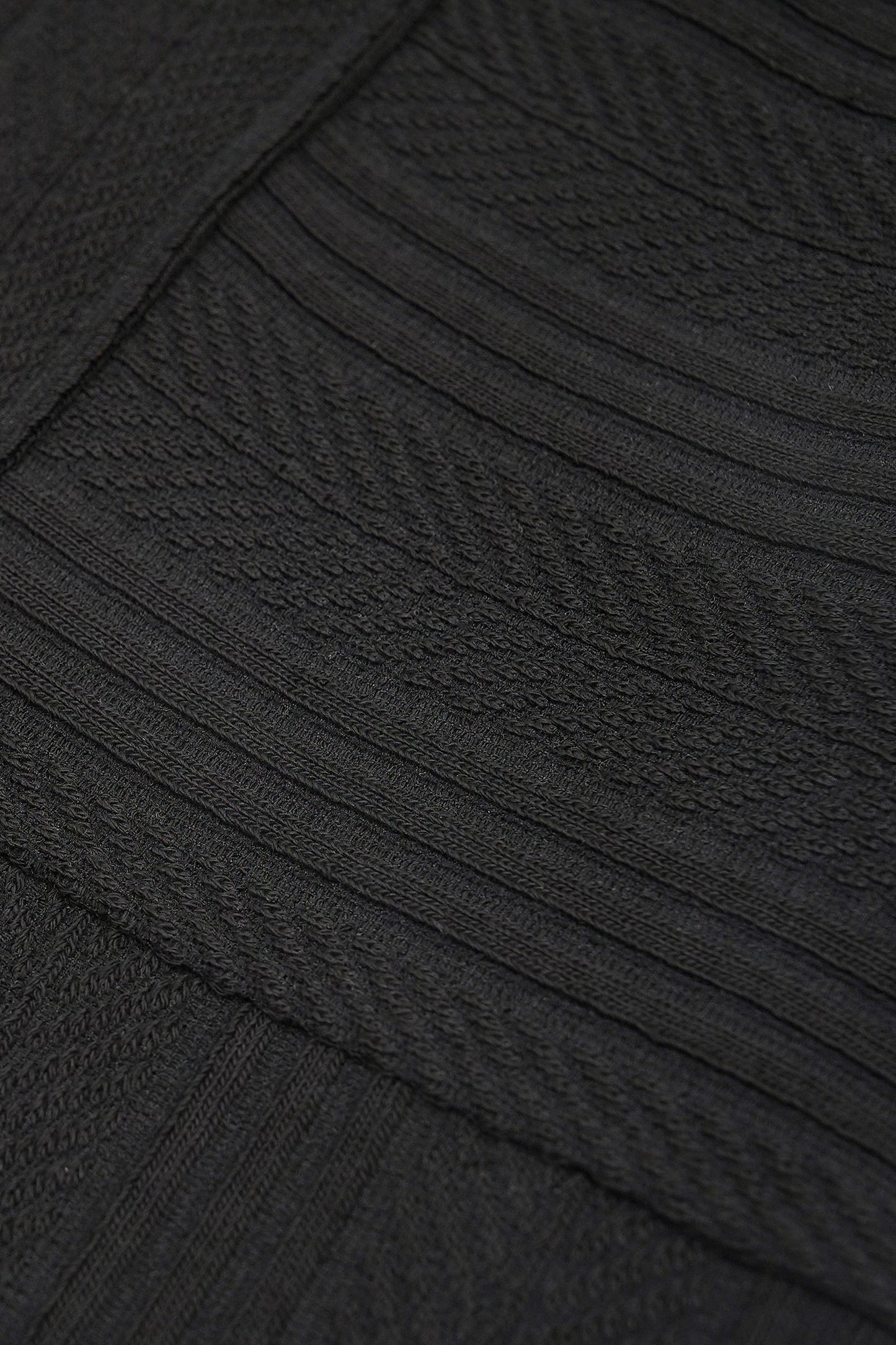 Men's Long Sleeve Knit Sweater with Textured Pattern