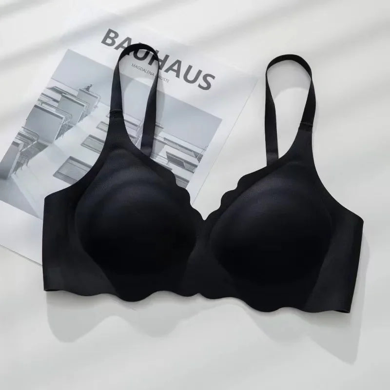 Women's Bra No Wire Pure Comfort Upper Support Sling Adjustable Back