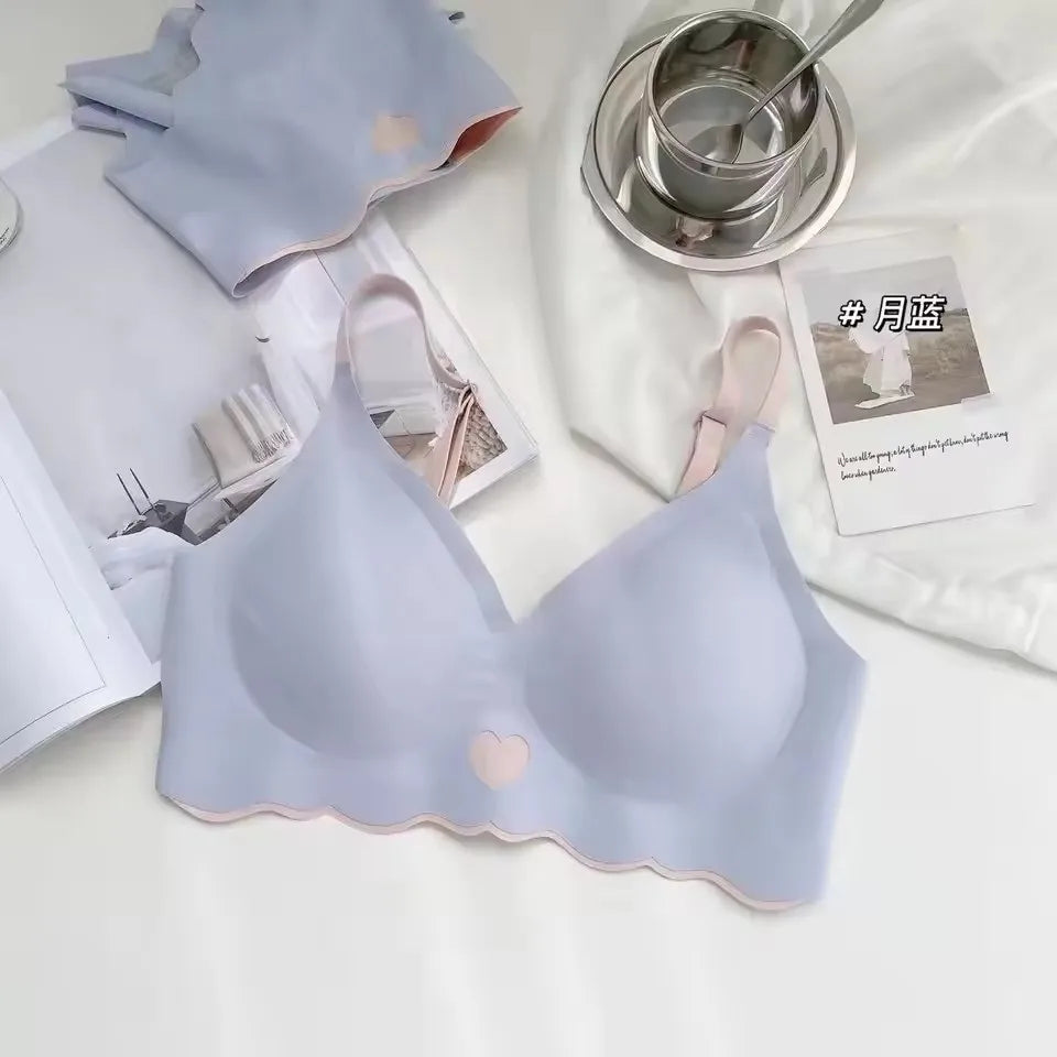 Women's Bra No Wire Pure Comfort Upper Support Sling Adjustable Back