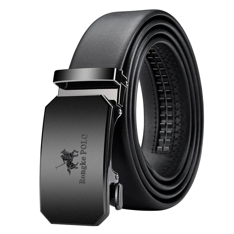Men's Genuine Leather Belt Adjustable Waistband