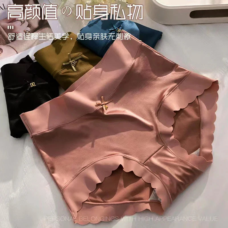 Women's Soft Comfortable Cotton/Silk Briefs High Waist