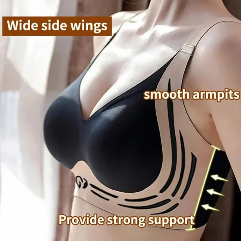 Wireless Push Up Support Bra for Women