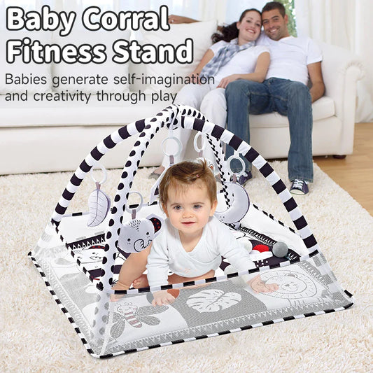 Newborn Baby Play Crawling Blanket Activity Gym Mat 0-36 Months