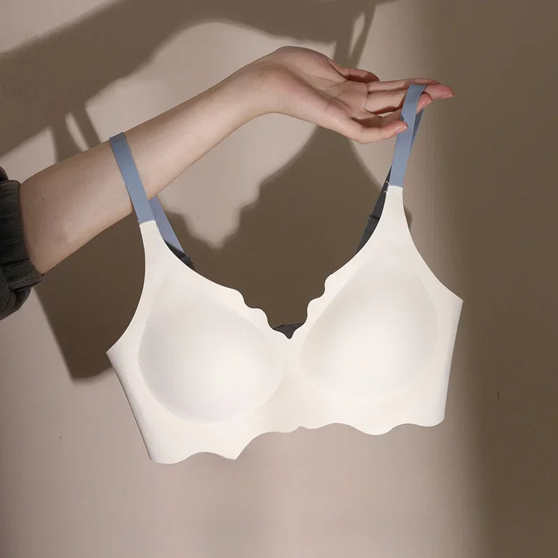 Women's Bra No Wire Pure Comfort Upper Support Sling Adjustable Back