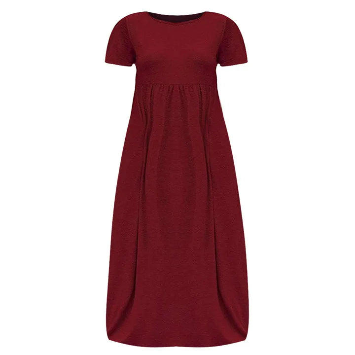 Summer Long Casual Dres Women High Waist Street Sle H Version Cotton Linen Skirt Big Size Fem Faionable Gown