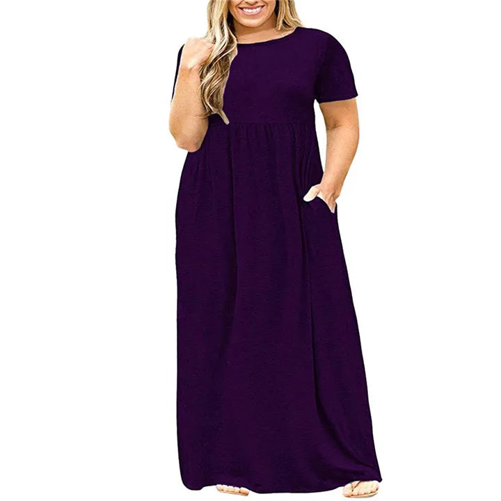 Summer Long Casual Dres Women High Waist Street Sle H Version Cotton Linen Skirt Big Size Fem Faionable Gown