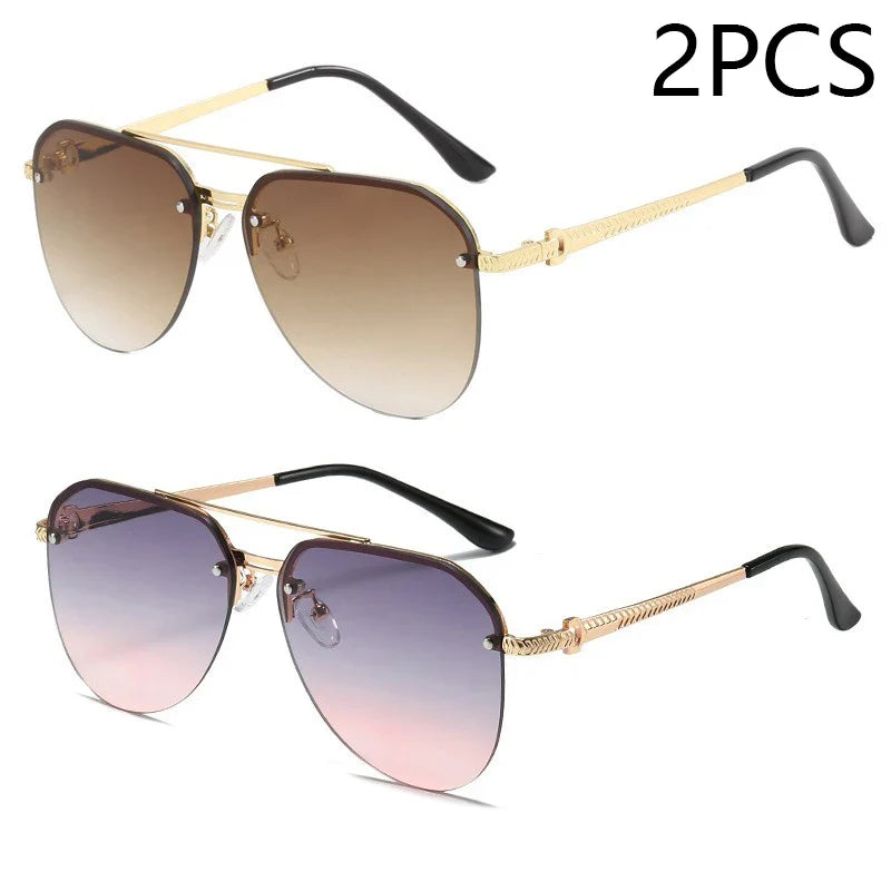 Women's Sunglasses Classic Double Beam