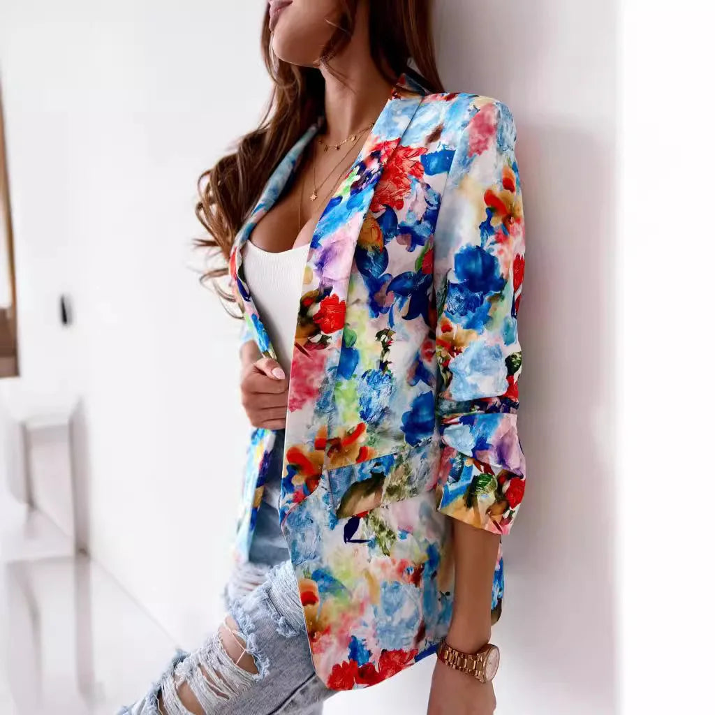 Women's Floral Printed Suit