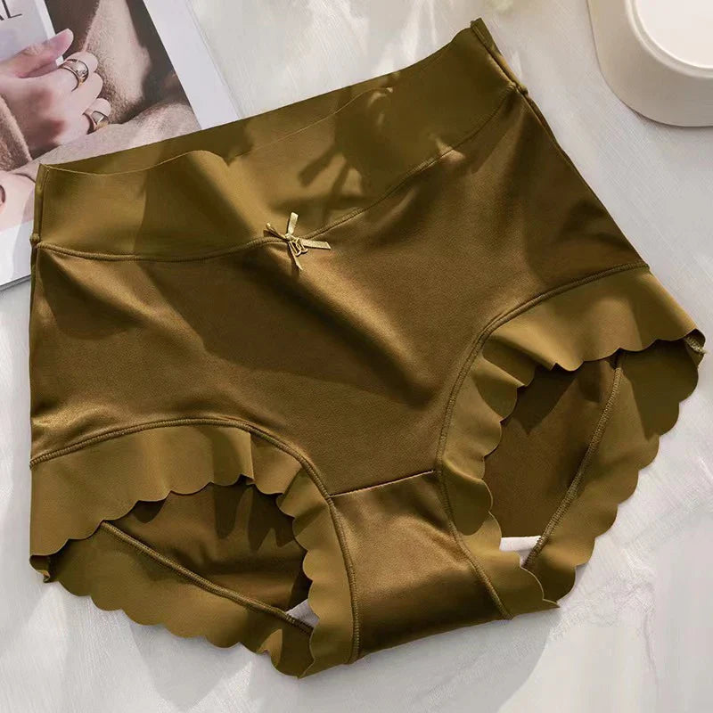 Women's Soft Comfortable Cotton/Silk Briefs High Waist