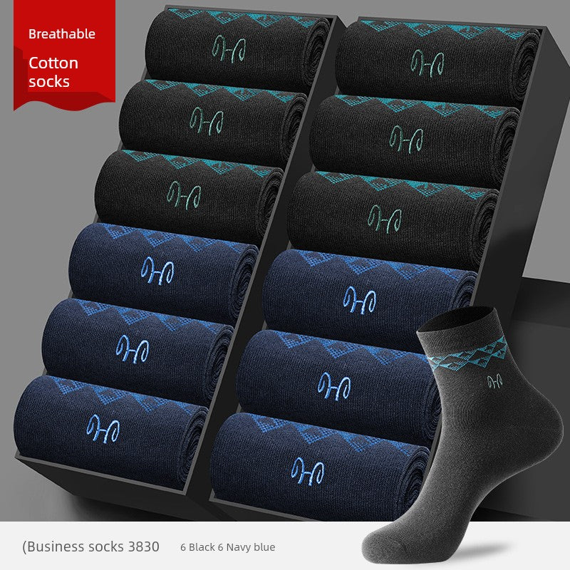 Pure Fresh Cotton Four Seasons Youth or Men's Socks