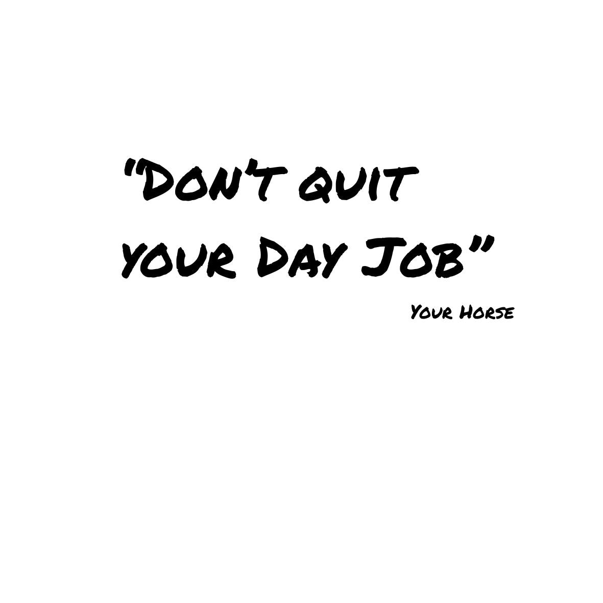 Die Cut Vinyl Stickers - 3x3 - Don't Quit