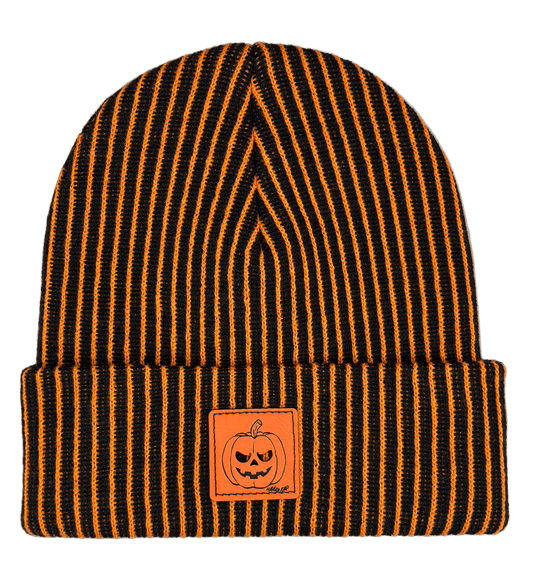 Halloween Beanie, Smile After Dark, Traditional Beanie