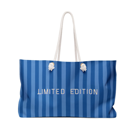Blue Stripped Weekender Bag - Limited Edition