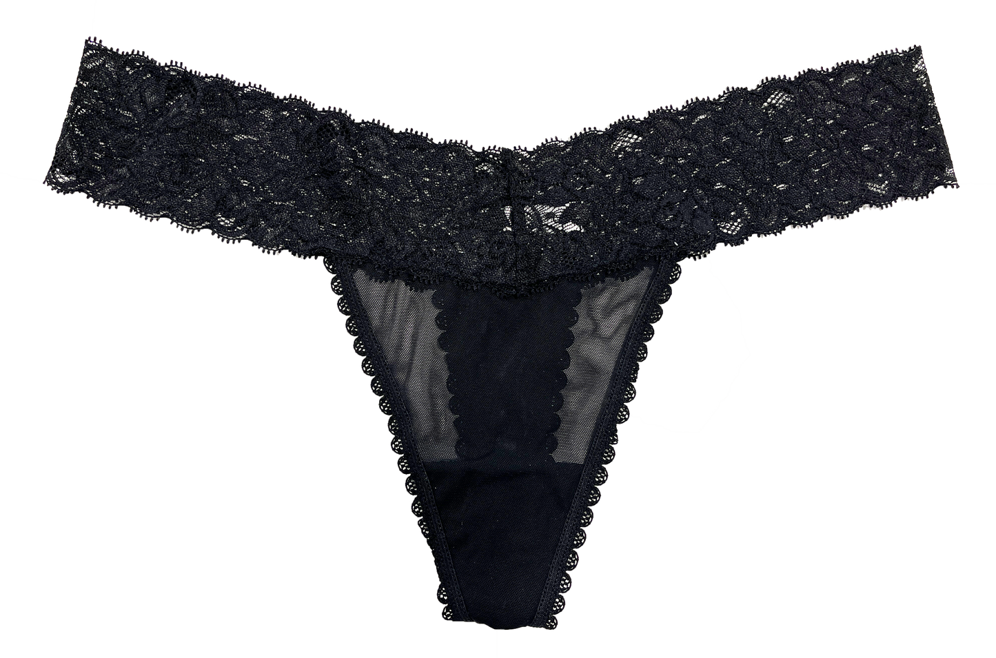 Mesh and Lace Classic Thong XS- 2X - Buy More Save More