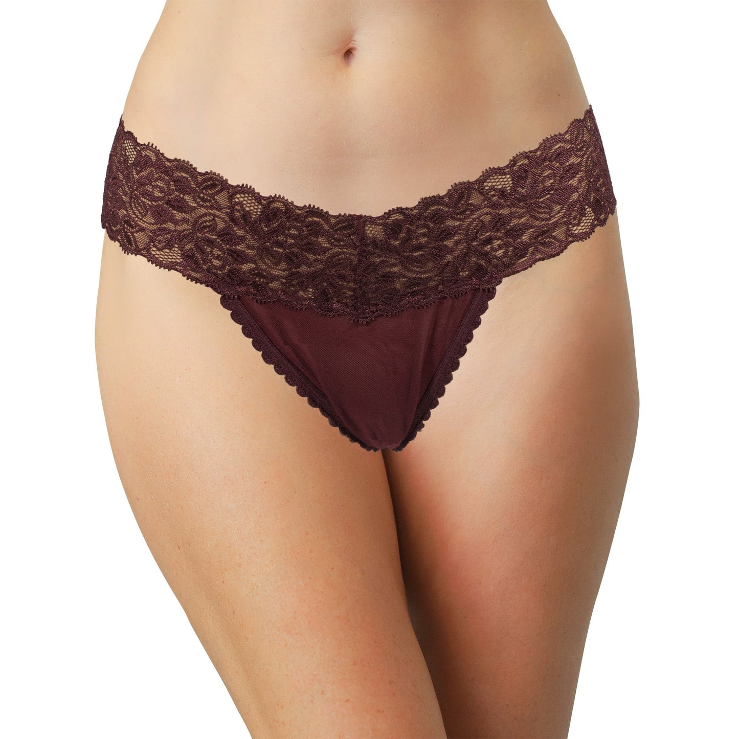 Mesh and Lace Classic Thong XS- 2X - Buy More Save More