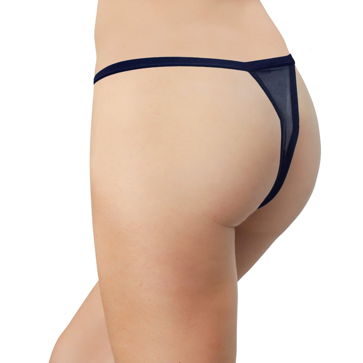 Mesh Thong with Elastic Waist, XS-2X - Buy More Save More