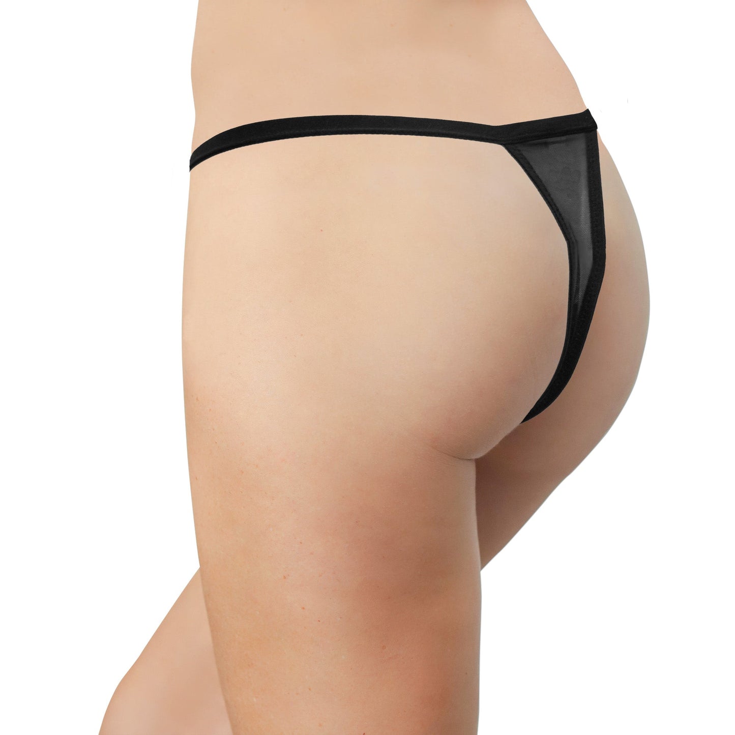 Mesh Thong with Elastic Waist, XS-2X - Buy More Save More