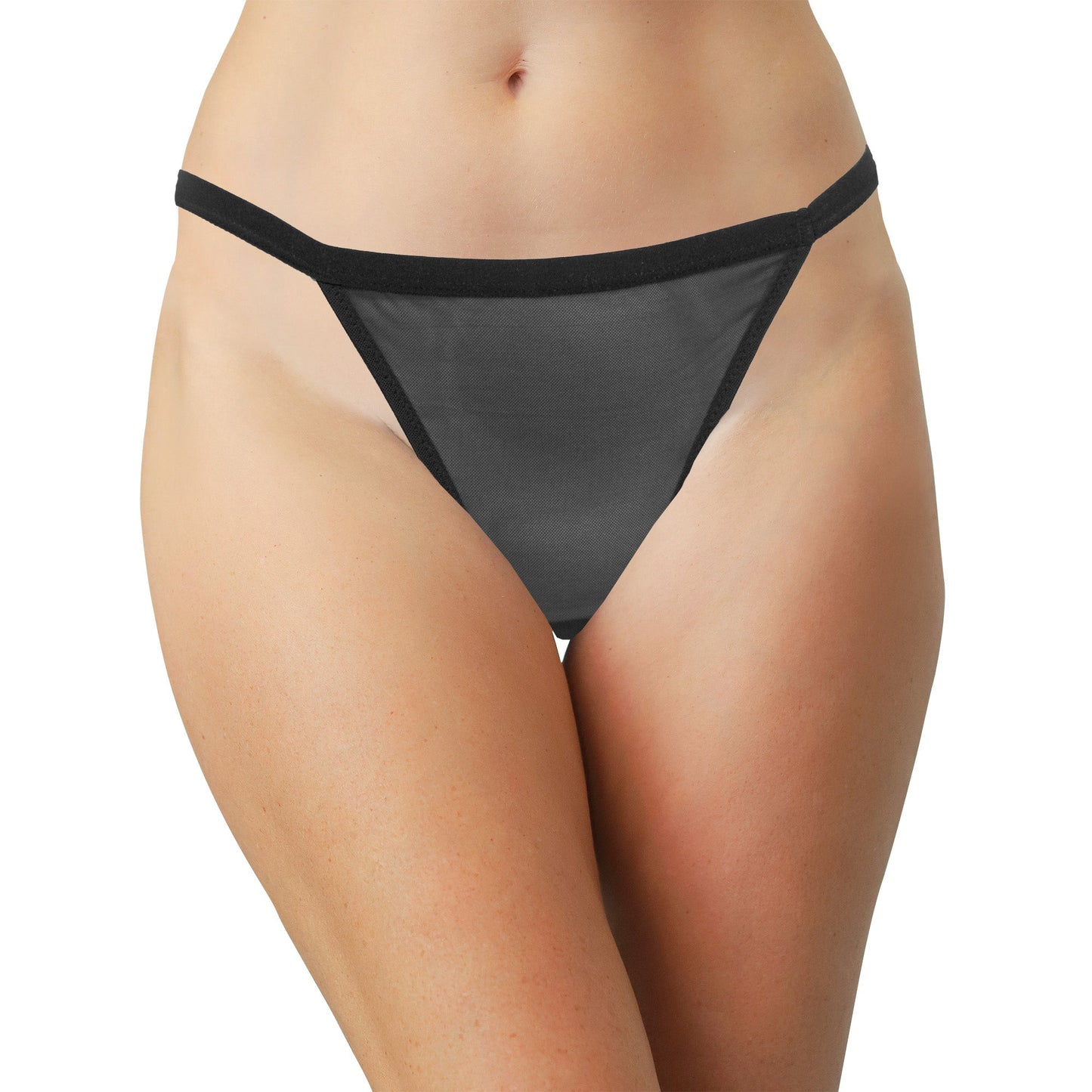 Mesh Thong with Elastic Waist, XS-2X - Buy More Save More