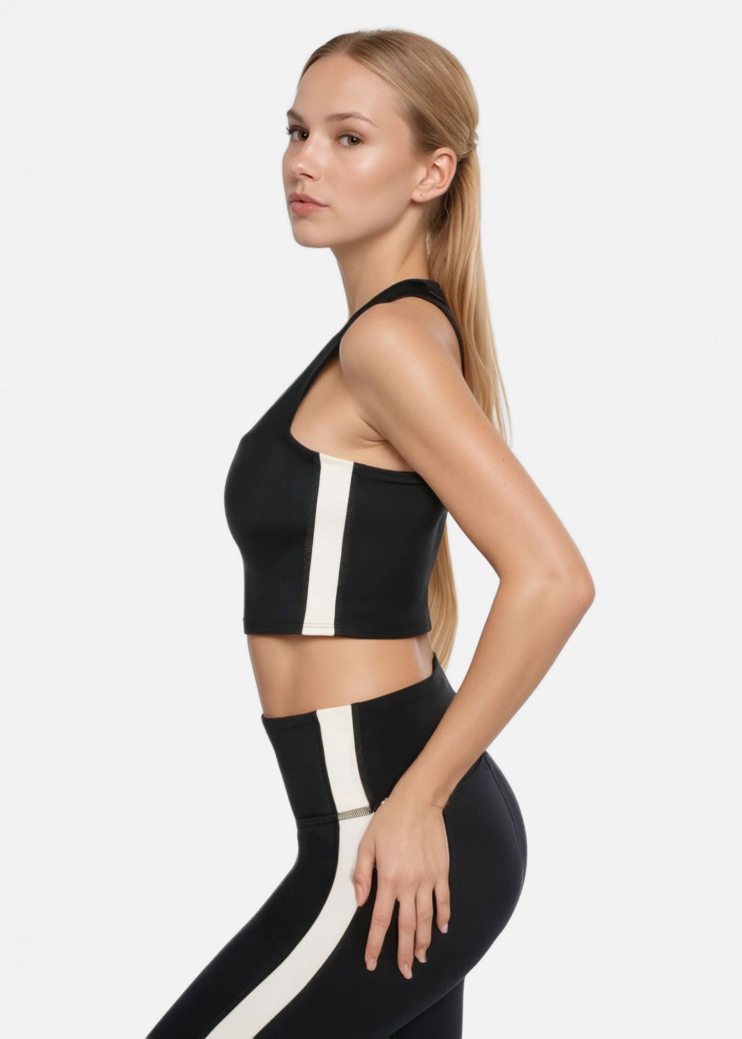 Side Split Crop Top Made in USA