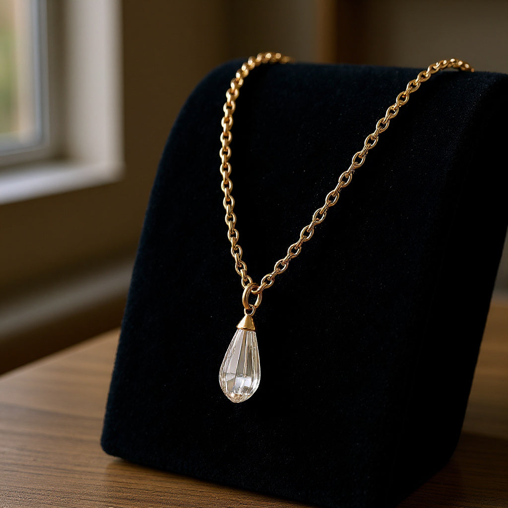 Tender Teardrop Pendant<br>Briolette • 10.4x21mm