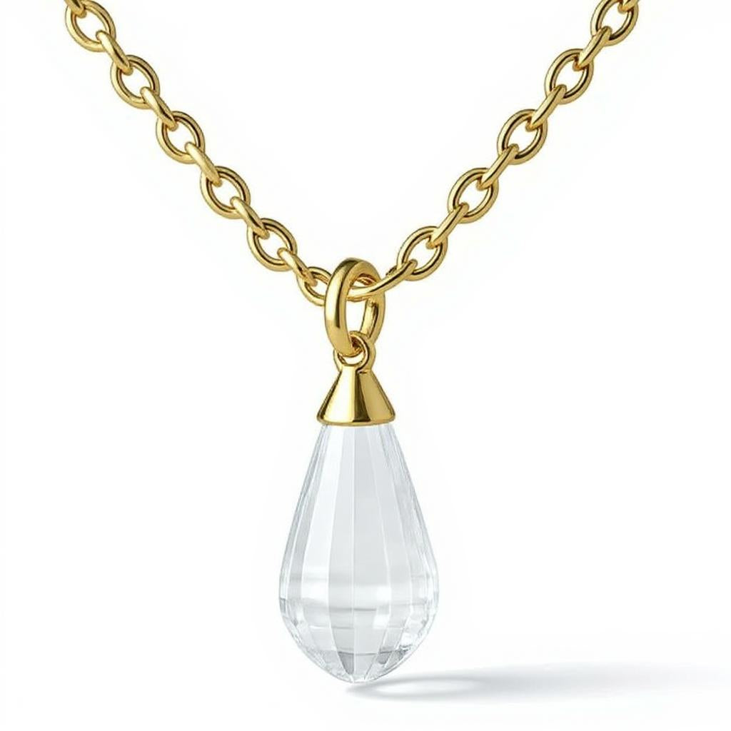 Tender Teardrop Pendant<br>Briolette • 10.4x21mm