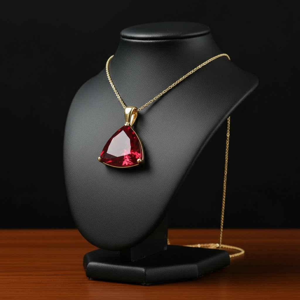 Infinity Pendant<br>Trilliant Cut • Large 15mm