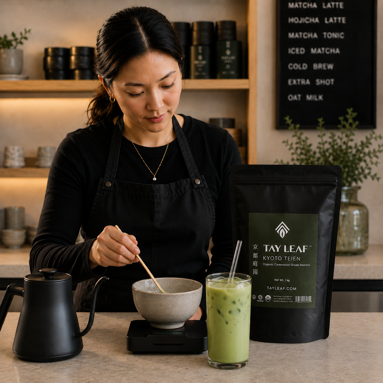 Kyoto Teien 1kg Café bag | Organic Ceremonial Grade Matcha