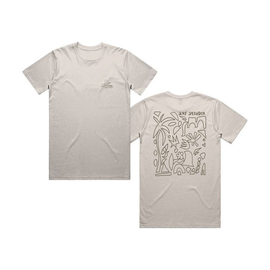 Sketchy Tee - Surf Splendor