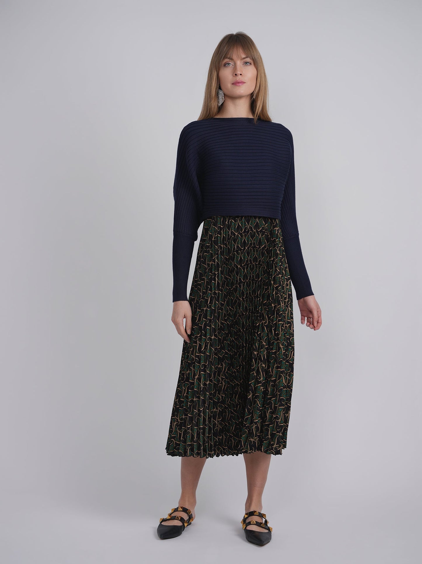 Croppped Knit Sweater