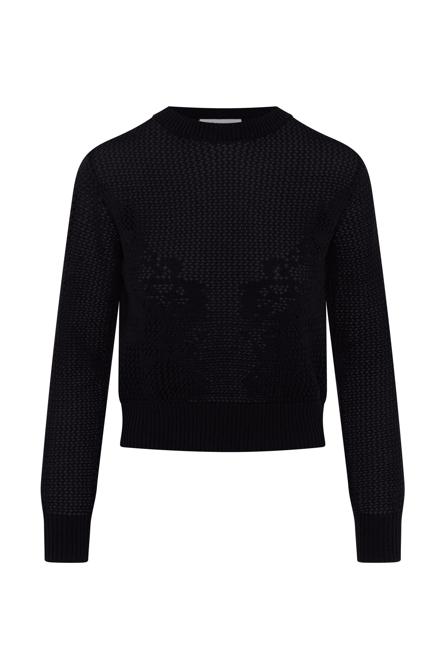 Crochet Design Cropped Sweater