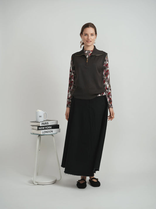 Knit Zip Vest